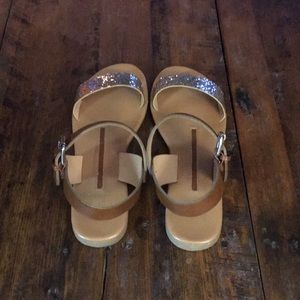 new directions Shoes - Women’s New Directions Gold Glitter Betty Sandal new directions Shoes - Women’s New Directions Gold Glitter Betty Sandal